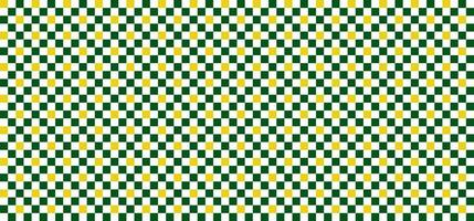 checkered background made of squares of three different colors vector