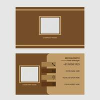 Modern and clean professional business card template vector