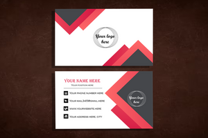 Modern professional business card design psd