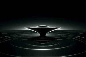 AI generated Abstract galaxy wallpaper,black hole,abstract neon light, Generative AI photo