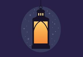 Ramadan lantern background vector illustration