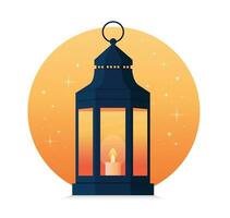 Ramadan lantern vector illustration