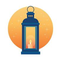 Ramadan lantern vector illustration