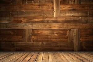 AI generated wood material background wallpaper texture concept photo