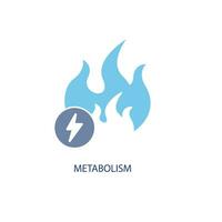 metabolism concept line icon. Simple element illustration.metabolism concept outline symbol design. vector