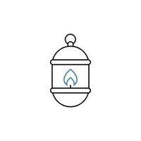 Lighthouse concept line icon. Simple element illustration. Lighthouse concept outline symbol design. vector