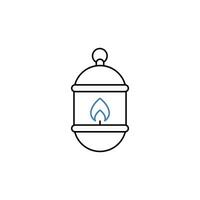 Lighthouse concept line icon. Simple element illustration. Lighthouse concept outline symbol design. vector