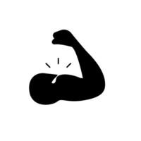 strength training concept line icon. Simple element illustration.strength training concept outline symbol design. vector