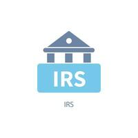 irs concept line icon. Simple element illustration. irs concept outline symbol design. vector