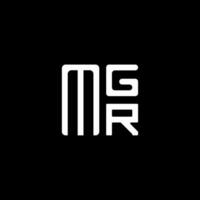 MGR letter logo vector design, MGR simple and modern logo. MGR luxurious alphabet design