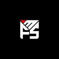 MFS letter logo vector design, MFS simple and modern logo. MFS luxurious alphabet design