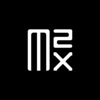 mzx letra logo vector diseño, mzx sencillo y moderno logo. mzx lujoso alfabeto diseño