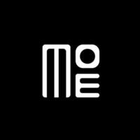 MOE letter logo vector design, MOE simple and modern logo. MOE luxurious alphabet design