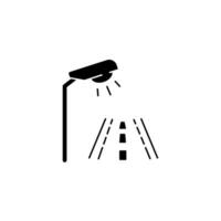 street light concept line icon. Simple element illustration. street light concept outline symbol design. vector