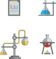 Set of STEM Day. With Cartoon Design Style. Isolated On White Background. Vector Illustration.