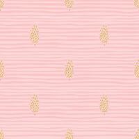 Artistic tree and foliage illustration in a repeating pattern. vector