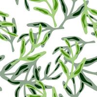 Elegant seamless leaf pattern. vector