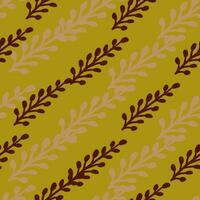 Stylish seamless leaf pattern with a modern twist. vector