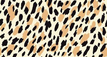 Exotic leopard seamless print pattern. vector