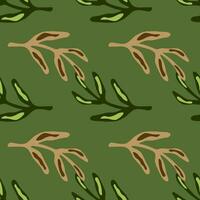 Elegant seamless leaf pattern. vector