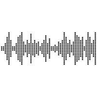 Sound waves vector illustration