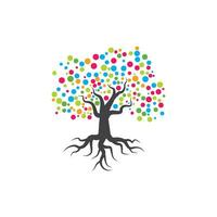 Tree branch vector ilustration design