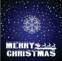 Merry Christmas Text Message Wishes vector