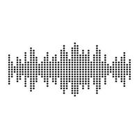 Sound waves vector illustration