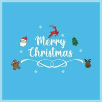 Merry Christmas Wishes Art Vector