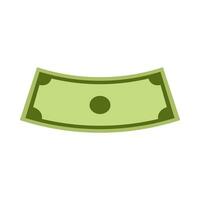 Flat illustration of money on isolated background vector