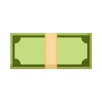 Flat illustration of money on isolated background vector