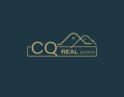 CQ Real Estate and Consultants Logo Design Vectors images. Luxury Real Estate Logo Design