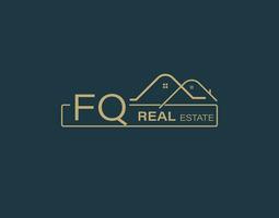 FQ Real Estate and Consultants Logo Design Vectors images. Luxury Real Estate Logo Design