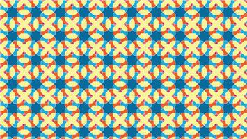 Abstract Geometric Seamless Fabric, Textile Pattern Background vector