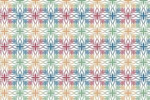 Abstract Geometric Seamless Fabric, Textile Pattern Background vector