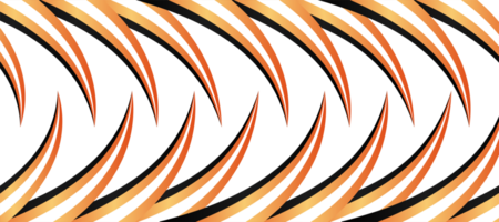 acuto tigre strisce arancia pendenza auto livrea avvolgere adesivi trasparente png