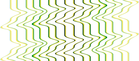 abstract green sea wave pulse striped lines transparent background png