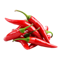 ai gegenereerd rood Chili paprika's png