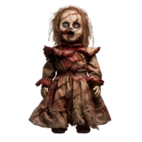 AI generated Halloween Horror Doll png