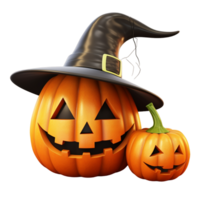 ai gegenereerd halloween pompoen jack O lantaarn png