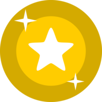Medal coin winner icon png