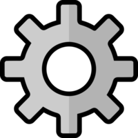 Ausrüstung Zahnräder Motor Maschine Symbol png