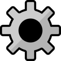 gear cogs engine machine icon png