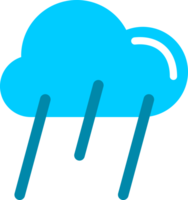 nubes tormenta con agua soltar lluvia icono png