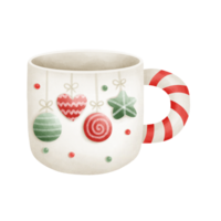 Christmas coffee mug cartoon drawing, Christmas coffee mug clip art for other art designs. png