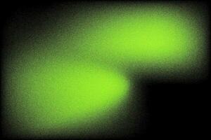 Green, neon, black, color gradient background. Abstract gradation, noise grain blur texture. Vector illustration photo