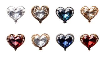 AI generated Ornamental Hearts, Romantic Heart Designs, Heart-Shaped Decor, Valentine's Day Ornamentation, Heart Accents, Love Symbol greeting card concept. Mothers Day anniversary design png