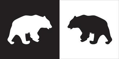 Illustration vector graphics of bear icon