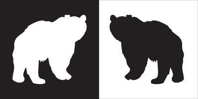 Illustration vector graphics of bear icon