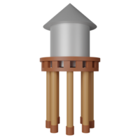 Water Tank 3D Icon Illustration png